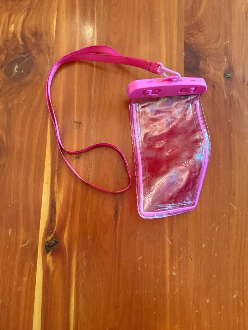 Waterproof cell phone necklace